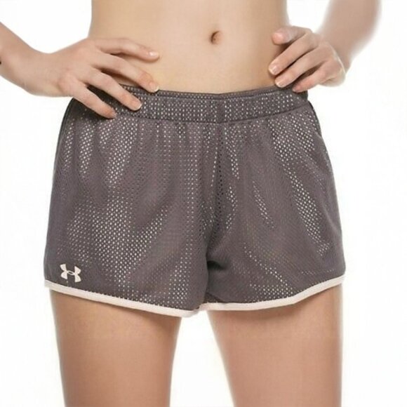 Under Armour Reversible Tech Mesh Shorts (Pink/Purple) - Picture 1 of 8